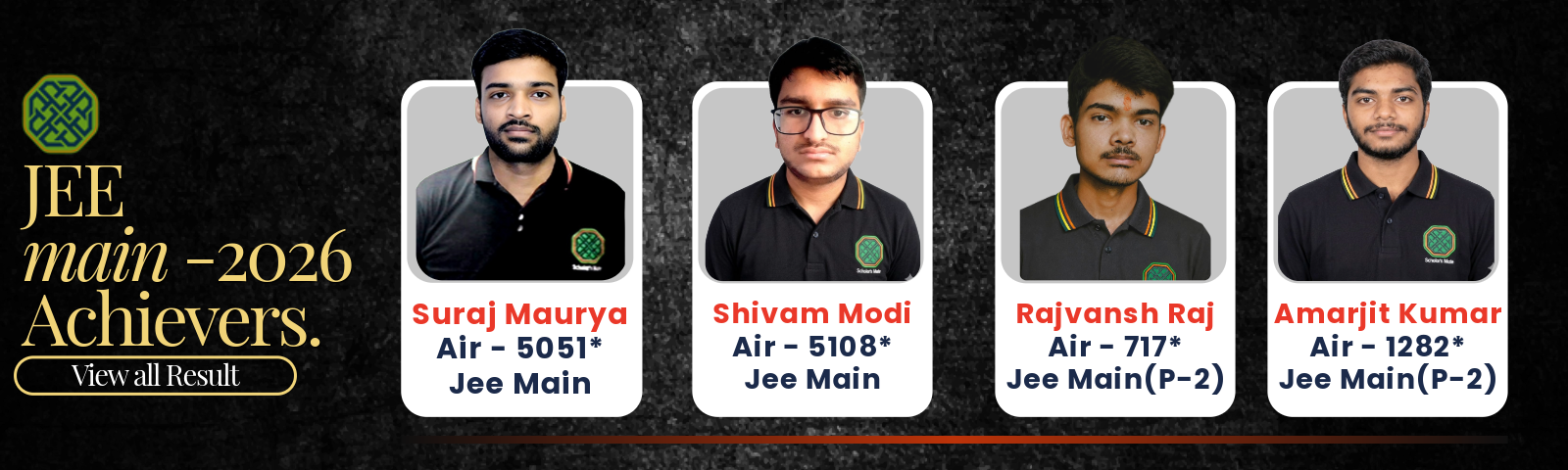 JEE Mains 2026 Achievers | Celebrating Our Top Rankers